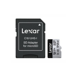 Memoria microSDXC Lexar Pro 512GB Silver Plus