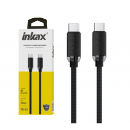 Cable Inkax USB-C / USB-C 100W 1m negro