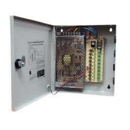 Fuente con Gabinete NRG+ 12v 10a 9 canales