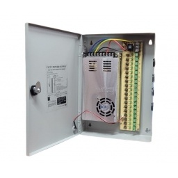 Fuente con Gabinete NRG+ 12v 30a 18 canales