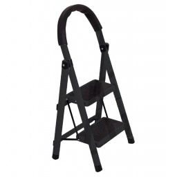Escalera 2 escalones negra