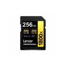Memoria SDXC Lexar Pro 1800X 256GB UHS-II Gold Series