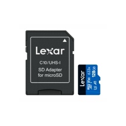 Memoria microSDXC Lexar 128GB 633x UHS-I Blue Series