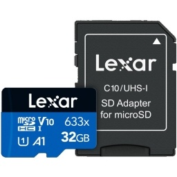 Memoria microSDHC Lexar 32GB 633x UHS-I Blue Series