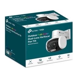 Cámara vigi IP PTZ 4mp full color doble lente