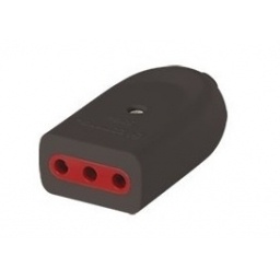 Ficha 3L hembra con tierra negra Conatel