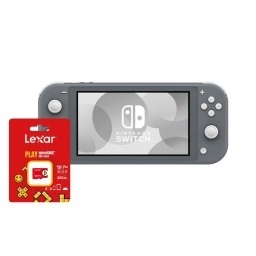 Consola Nintendo Switch lite gris + micro SD 512 GB