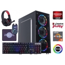 Equipo Gamer Ryzen 3 3200G, 16GB, 500GB NVMe, Grficos Radeon